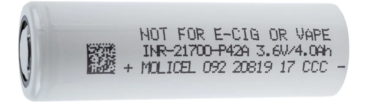 Акумулятор Molicel INR21700-P42A 4200mAh - 45A фото