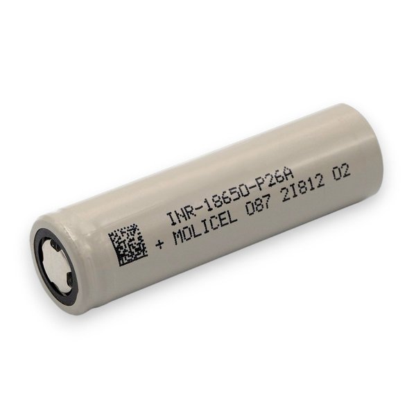 Акумулятор Molicel INR18650-P26A 2600mAh - 35A