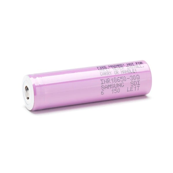 Акумулятор Samsung INR18650-30Q 3000mAh - 15A виступаючий контакт