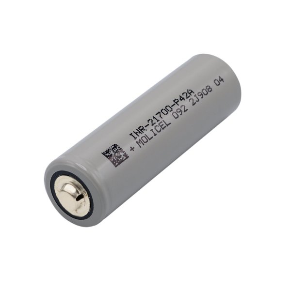 Акумулятор Molicel INR21700-P42A 4200mAh - 45A виступаючий контакт