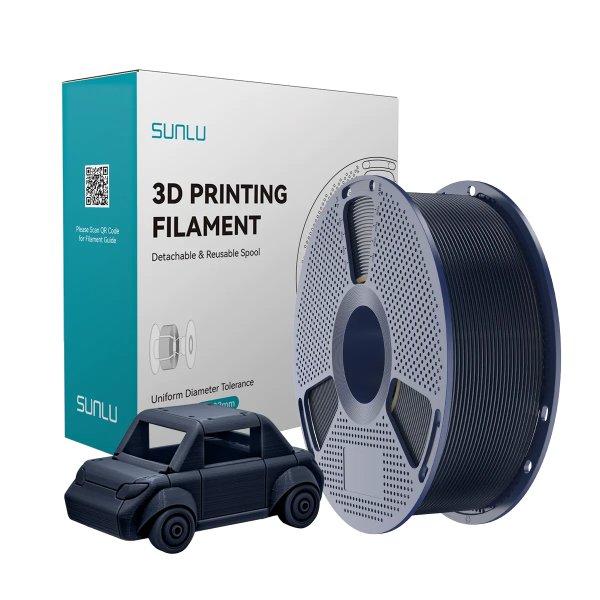Філамент для 3D-друку SUNLU PETG Midnight (Опівнічний) 1.75мм 1кг