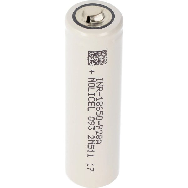 Акумулятор Molicel INR18650-P28A 2800mAh - 35A виступаючий контакт