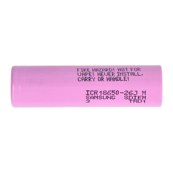 Акумулятор Samsung ICR18650-26J  2600mAh - 10A