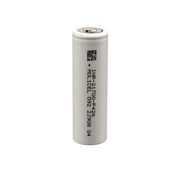 Акумулятор Molicel INR21700-P42A 4200mAh - 45A виступаючий контакт