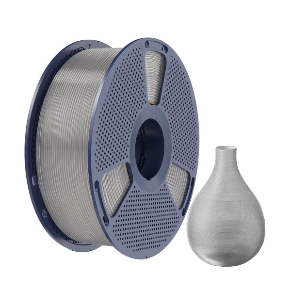 Філамент для 3D-друку SUNLU PETG Silver (Срібний) 1.75мм 1кг